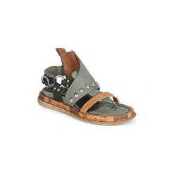 Sandały Airstep / A.S.98 POLA. Szare sandały damskie marki Airstep / A.S.98, bez wzorów, bez obcasa, bez zapięcia. Za 859,00 zł.