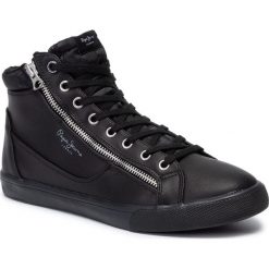 Sneakersy PEPE JEANS - Marton Zipper PMS30589 Black 999. Czarne sneakersy męskie Pepe Jeans, bez zapięcia. Za 329,00 zł.
