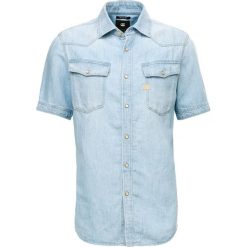 GStar 3301 STRAIGHT SHIRT Koszula ultra light aged. Niebieskie koszule męskie G-Star, m, bez wzorów, z bawełny, bez kołnierzyka, bez rękawów. Za 469,00 zł.