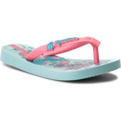 Japonki IPANEMA - Ipanema Temas XI Kids 82303 Green/Pink 22299. Czerwone klapki chłopięce marki Ipanema, z tworzywa sztucznego. Za 54,99 zł.