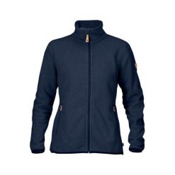 Fjällräven Stina Fleece, Dark Navy | 555 | L. Niebieskie bluzy damskie Fjällräven, l, bez wzorów, z polaru, bez rękawów, bez kaptura. W wyprzedaży za 604,39 zł.