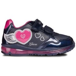 Geox Tenisówki Dziewczęce Todo 25 Niebieskie. Niebieskie buty dziewczęce sportowe marki Geox, na zimę, z materiału. Za 259,00 zł.