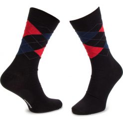 Skarpety Wysokie Męskie DOTS SOCKS - DTS-SX-232-X Czarny Kolorowy. Czarne skarpetki męskie Dots Socks, bez wzorów, z elastanu. Za 19,90 zł.