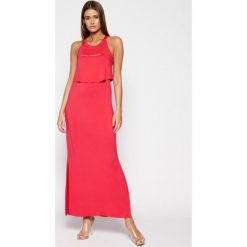 Sukienka letnia Emporio Armani 262643 0P315 07274. Różowe sukienki damskie Emporio Armani, na lato, xs, bez wzorów, z elastanu, bez kołnierzyka, bez rękawów. Za 449,00 zł.
