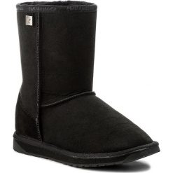 Buty EMU AUSTRALIA - Platinum Stinger Lo WP10002 Black. Czarne kozaki damskie EMU Australia, na zimę, ze skóry, bez obcasa, bez zapięcia. W wyprzedaży za 469,00 zł.