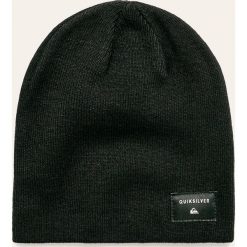 Quiksilver - Czapka. Szare czapki męskie Quiksilver, na zimę, bez wzorów, z dzianiny. W wyprzedaży za 69,90 zł.