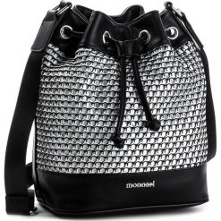 Torebka MONNARI - BAG5830-020 Black. Czarne torebki worki damskie marki Monnari, z materiału, bez dodatków. W wyprzedaży za 109,00 zł.