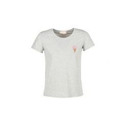 T-shirty z krótkim rękawem Moony Mood GOLSOR. Szare t-shirty damskie Moony Mood, s, bez wzorów, bez kołnierzyka. Za 44,50 zł.