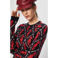 Scotch & Soda - Sweter. Swetry damskie Scotch & Soda, s, z nadrukiem, z bawełny, bez rękawów, bez kaptura. W wyprzedaży za 269,90 zł.