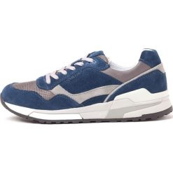 Geox tenisówki męskie Goomter 41 niebieski. Niebieskie trampki męskie Geox, bez wzorów, bez zapięcia. W wyprzedaży za 439,00 zł.