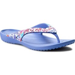 Chodaki damskie: Japonki CROCS - Kadee II Floral Flip W 203219 Lapis