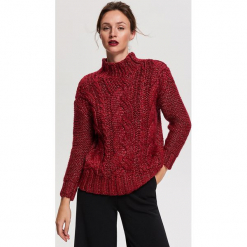 Sweter z domieszką wełny i moheru - Bordowy. Czerwone bez kategorii Reserved, s, z wełny. Za 179,99 zł.