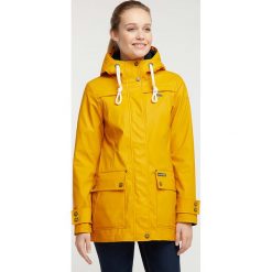 Parka przeciwdeszczowa 3w1 w kolorze żółtym. Żółte kurtki damskie Schmuddelwedda, xs, bez wzorów, bez kaptura. W wyprzedaży za 386,95 zł.
