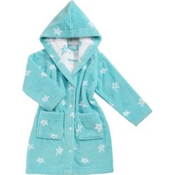 Szlafrok "Baby Stars" w kolorze turkusowym. Niebieskie bielizna chłopięca Vossen, z bawełny. W wyprzedaży za 109,95 zł.