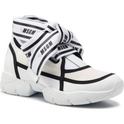Sneakersy MSGM - Bow Running 2641MDS419 205 1 Biały. Białe półbuty damskie MSGM, bez wzorów, ze skóry, bez obcasa, na płaskiej podeszwie, bez zapięcia. W wyprzedaży za 999,00 zł.