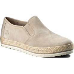 Espadryle TIMBERLAND - Eivissa Sea Lthr Sl A1MC1 Simply Taupe. Brązowe espadryle damskie marki Timberland, z materiału, na płaskiej podeszwie. W wyprzedaży za 219,00 zł.
