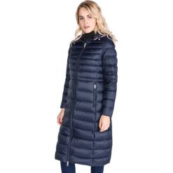 Tommy Hilfiger Essential Płaszcz Niebieski. Niebieskie kurtki damskie TOMMY HILFIGER, na jesień, xs, bez wzorów, z materiału. Za 1234,95 zł.