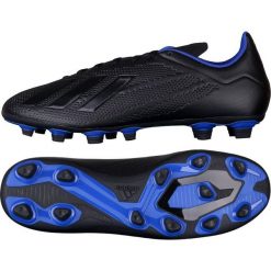 Buty piłkarskie adidas X 19.4 Fg M D98079. Czarne buty sportowe męskie Adidas, z materiału, bez zapięcia, do piłki nożnej. W wyprzedaży za 249,00 zł.