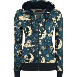 Bluzy damskie: Jawbreaker Moonstone Hoodie Bluza z kapturem rozpinana damska niebieski