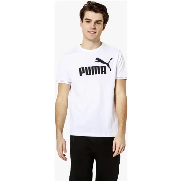 Puma Koszulka Ss Amplified Big Logo , biały, rozmiar L. Białe koszulki męskie Puma, m, bez wzorów, z bawełny, klasyczne, z klasycznym kołnierzykiem, z krótkim rękawem, krótkie. W wyprzedaży za 79,99 zł.