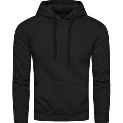 Bluza męska z kapturem czarna Recea. Czarne bluzy męskie Recea, xl, bez wzorów, z bawełny, klasyczne, z kapturem, bez rękawów, z kapturem. W wyprzedaży za 39,99 zł.