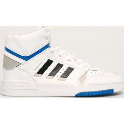 Adidas Originals - Buty Drop Step. Białe sneakersy męskie adidas Originals, z okrągłym noskiem, na sznurówki. Za 379,90 zł.