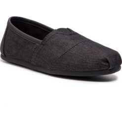 Półbuty TOMS - Classic 10013525 Black Heavy. Czarne półbuty męskie Toms, na co dzień, bez wzorów, z tworzywa sztucznego, eleganckie, bez zapięcia. W wyprzedaży za 169,00 zł.
