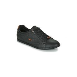 Buty Lacoste REY LACE 319 2 CFA. Czarne trampki i tenisówki damskie Lacoste, bez wzorów, bez zapięcia. Za 529,00 zł.