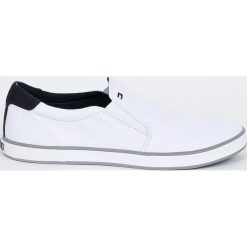 Tommy Hilfiger - Tenisówki. Białe trampki męskie TOMMY HILFIGER, bez wzorów, z gumy, bez zapięcia. W wyprzedaży za 219,90 zł.