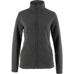 Bluza rozpinana z polaru z wpuszczanymi kieszeniami bonprix szary melanż. Szare bluzy sportowe damskie bonprix, melanż, z polaru. Za 29,99 zł.