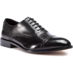 Półbuty GEOX - U Saymore A U825LA 00043 C9999 Black. Czarne buty wizytowe męskie Geox, bez wzorów, ze skóry, eleganckie, bez zapięcia. W wyprzedaży za 419,00 zł.