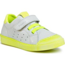 Sneakersy FRODDO - G2130199 D White/Yellow. Żółte trampki chłopięce Froddo, bez wzorów, ze skóry, na rzepy. Za 299,00 zł.
