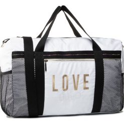 Torba LIU JO - Borsa Tessuto TA0218 T5205 Bianco Ottico 11111. Białe torby podróżne Liu Jo, bez wzorów, z materiału. Za 399,00 zł.