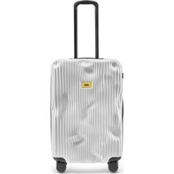 Walizki: Walizka Stripe średnia Bianco White