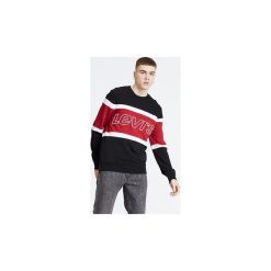 Bluzy Levis 79550 0000 PIECED CREW. Czarne bluzy męskie Levi's®, s, bez wzorów, bez kołnierzyka, bez rękawów, bez kaptura. Za 280,31 zł.
