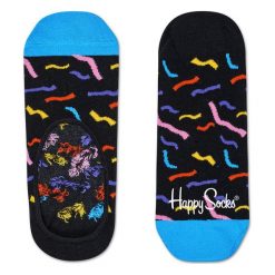 Skarpety Happy Socks Liner Papercut (PAP06-9000). Czarne skarpetki damskie Happy Socks, z bawełny. Za 29,99 zł.