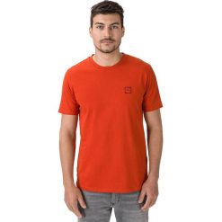 BOSS Tales Koszulka Czerwony Pomarańczowy. Czerwone podkoszulki męskie Boss, xl, z haftami, z bawełny, z krótkim rękawem. Za 219,95 zł.