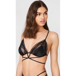 Biustonosze: For Love & Lemons Biustonosz z koronką Karina – Black