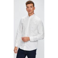 Tommy Hilfiger - Koszula. Szare koszule męskie na spinki TOMMY HILFIGER, l, z bawełny, button down, z długim rękawem. W wyprzedaży za 349,90 zł.