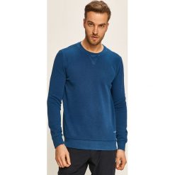 Marc O'Polo - Bluza. Niebieskie bluzy męskie Marc O'Polo, s, bez wzorów, z bawełny, z okrągłym kołnierzem, bez rękawów, bez kaptura. W wyprzedaży za 179,90 zł.
