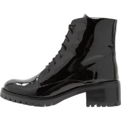 Botki damskie lity: KIOMI Botki sznurowane black