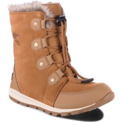 Śniegowce SOREL - Youth Whitney Suede NY2329 Elk/Natural 286. Pomarańczowe śniegowce dziewczęce Sorel. W wyprzedaży za 319,00 zł.