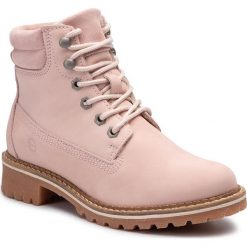 Trapery TAMARIS - 1-25242-23 Lt.Pink 644. Różowe trapery damskie Tamaris, ze skóry, bez obcasa, bez zapięcia. W wyprzedaży za 279,00 zł.