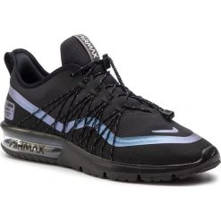 Buty NIKE - Air Max Sequent 4 Utility AV3236 005 Black/RacerBlue/Thunder Grey. Czarne sneakersy męskie Nike, na co dzień, bez wzorów, z tworzywa sztucznego, eleganckie, bez zapięcia. Za 489,00 zł.