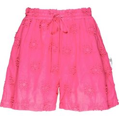 Szorty LOVE MOSCHINO. Różowe szorty damskie Love Moschino, z haftami, z bawełny, wakacyjne. Za 960,00 zł.