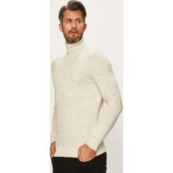 Premium by Jack&Jones - Sweter. Czarne swetry męskie Premium by Jack&Jones, xl, bez wzorów, z bawełny, z golfem, bez kaptura. W wyprzedaży za 99,90 zł.
