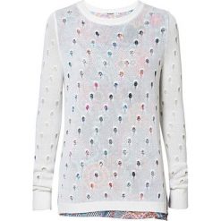 Desigual Swetr damski Jers Carol Egret 19SWJFAB 1031 (rozmiar M). Swetry damskie Desigual, m, bez wzorów, bez rękawów, bez kaptura. W wyprzedaży za 227,00 zł.