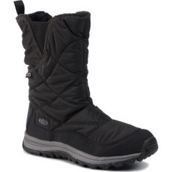 Śniegowce KEEN - Terradora Pull On Boot Wp 1021719 Black/Raven. Czarne kozaki damskie Keen, na zimę, z tworzywa sztucznego, bez zapięcia. W wyprzedaży za 479,00 zł.