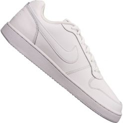 Białe Buty Nike Ebernon Low M AQ1775-100. Białe buty sportowe męskie Nike, na jesień, ze skóry, bez zapięcia. W wyprzedaży za 299,00 zł.