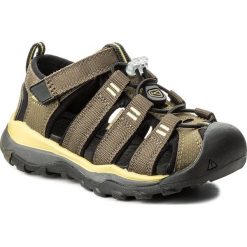 Sandały KEEN - Newport Neo H2 1018431 Dark Olive/Celery. Zielone sandały chłopięce Keen, z materiału. W wyprzedaży za 189,00 zł.